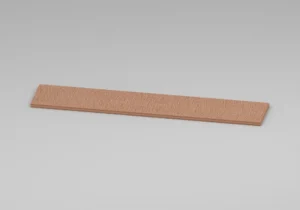 Brushed Copper Wall shelf - Approved perspective view