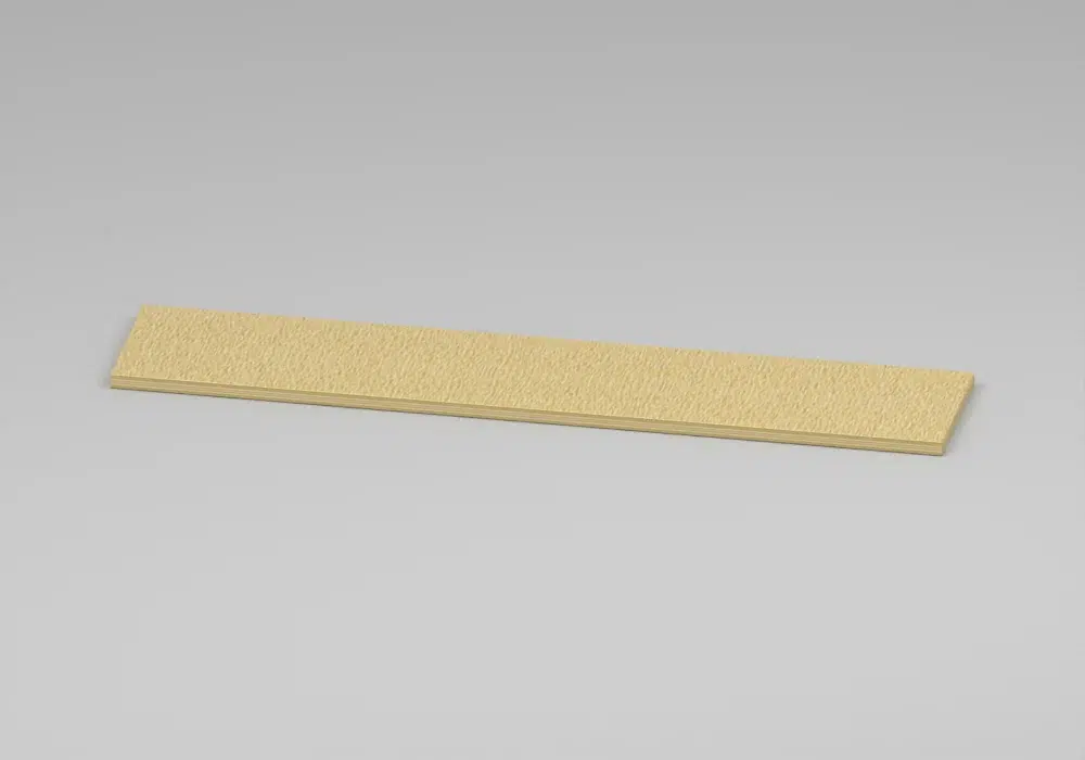 Brushed Gold Wall shelf - Approved perspective view